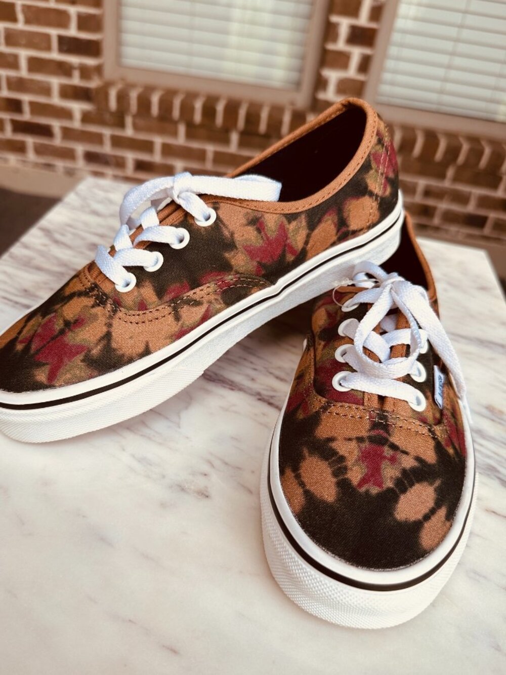 Vans Authentic Sneakers Woodland Wash Brown Women's Size 6 NEW
